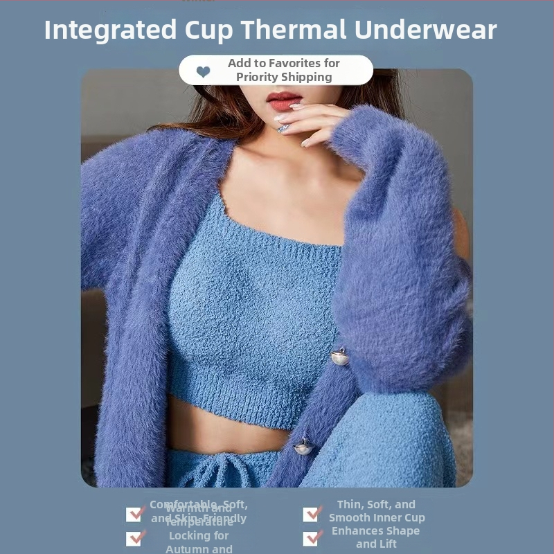 Kašmira flīza termālā veste ar iebūvētu krūšu spilventiņu, viengabala iekšējais apģērbs rudens–ziema