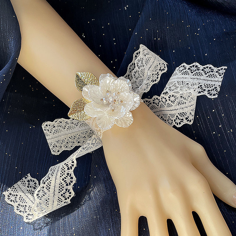 Flori pentru încheietură pentru domnișoarele de onoare – corsaj elegant pentru nunta, stil coreean, cadou