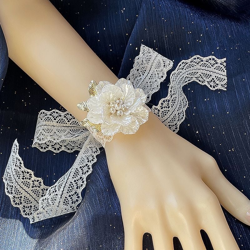 Flori pentru încheietură pentru domnișoarele de onoare – corsaj elegant pentru nunta, stil coreean, cadou