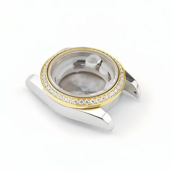 NH05 pulksteņa korpuss – dimantu bezel mehāniskam sieviešu pulkstenim (modifikācijas daļa) – Iepakojums: 1, Pavasaris 2025, Zīmols: Cits, Importēt: Nē