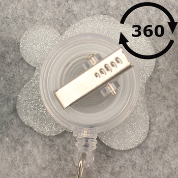 Õde kabataskell klipsiga - elektrooniline käik, silikoonrihm, plastikust korpus, ümmargune näidik