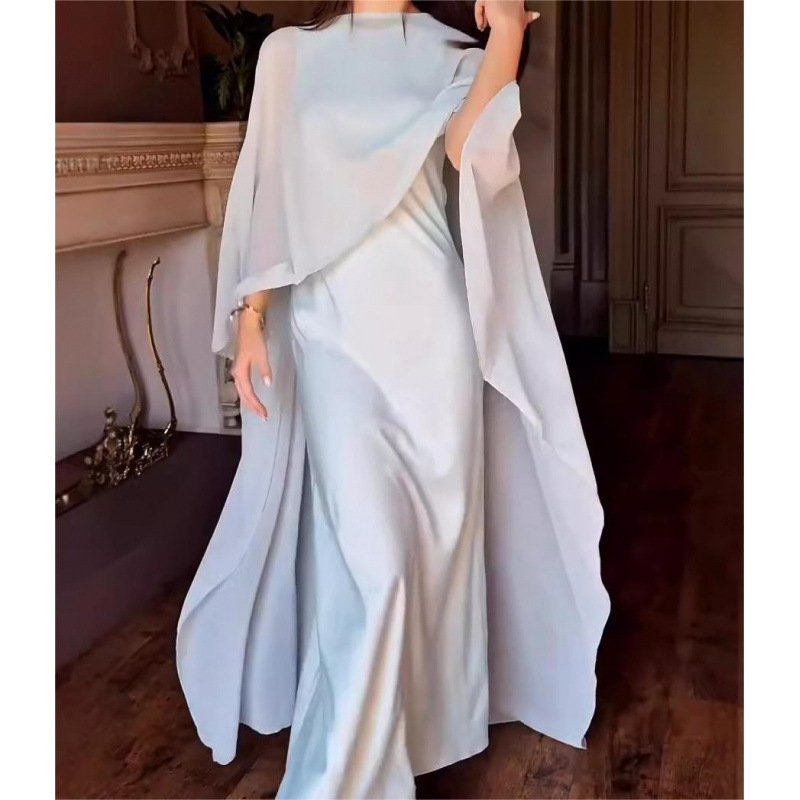 Kostim sa suknjom za žene, bez rukava, duga suknja, kolazno šivanje, poliester (proljeće 2025, elegantan stil, casual kostim)