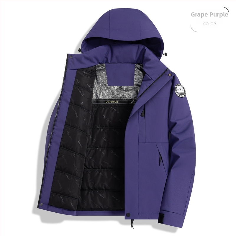 Kardigan-stiilis talvemantel eemaldatava kapuutsiga, fleecevooder, eesmine tõmblukk, pikkus 80–100 cm, polüester täidis ja vooder