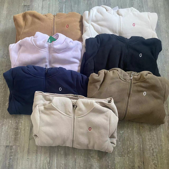 Παλτό με διπλής όψεως πολάρ φλίς και μαλλί προβάτου, κουκούλα, παχύ και ζεστό, κλείσιμο με φερμουάρ; ύφασμα πολυεστέρα