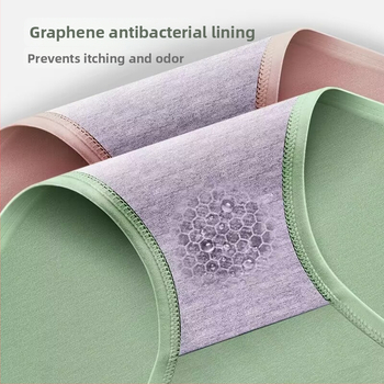 Sieviešu kokvilnas biksītes ar augstu jostu vēdera kontrolei, elpojošas, antibakteriālas, gurnu pacēlājs