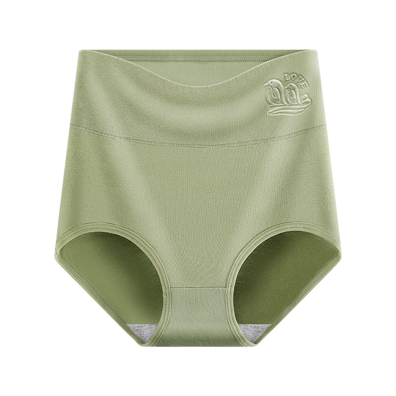 Sieviešu kokvilnas biksītes ar augstu jostu vēdera kontrolei, elpojošas, antibakteriālas, gurnu pacēlājs