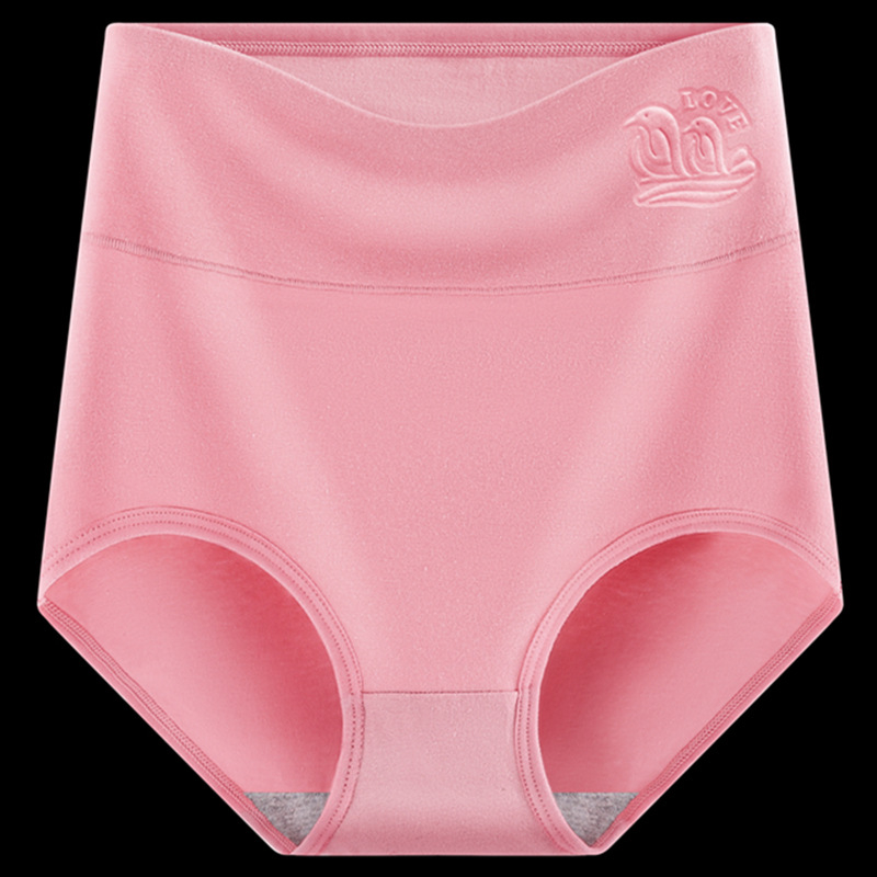 Sieviešu kokvilnas biksītes ar augstu jostu vēdera kontrolei, elpojošas, antibakteriālas, gurnu pacēlājs