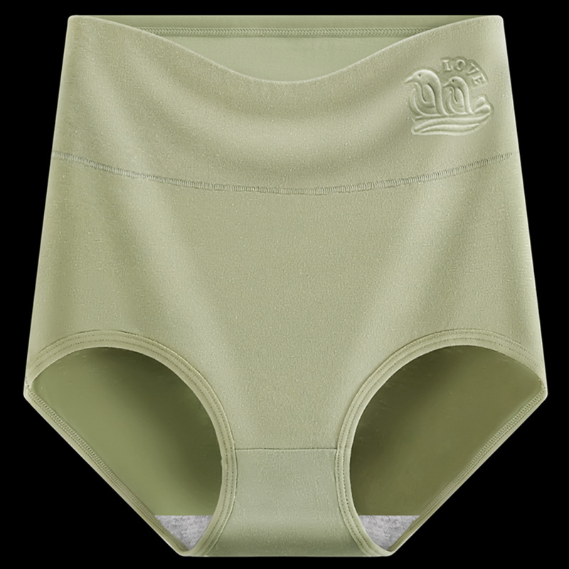 Sieviešu kokvilnas biksītes ar augstu jostu vēdera kontrolei, elpojošas, antibakteriālas, gurnu pacēlājs