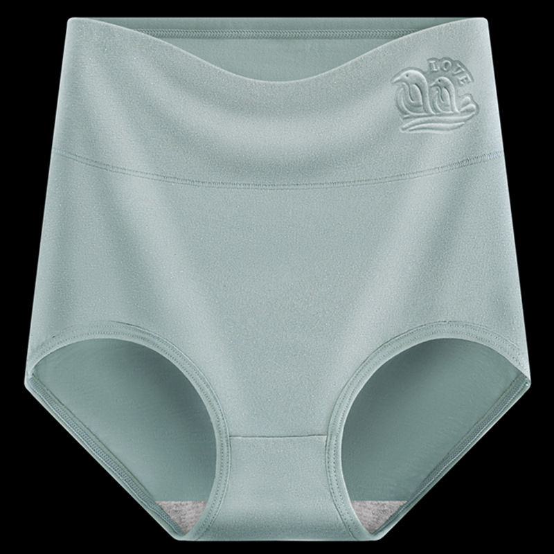 Sieviešu kokvilnas biksītes ar augstu jostu vēdera kontrolei, elpojošas, antibakteriālas, gurnu pacēlājs
