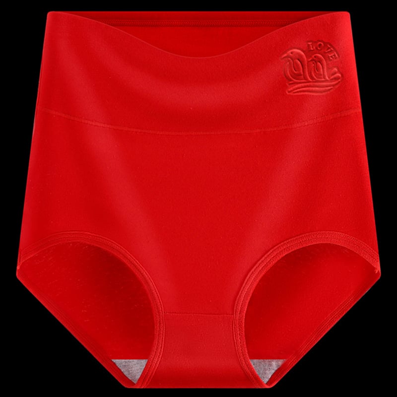 Sieviešu kokvilnas biksītes ar augstu jostu vēdera kontrolei, elpojošas, antibakteriālas, gurnu pacēlājs