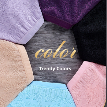 Sieviešu augstas jostas veļa abdomenes formēšanai, elpojoša, viskozes odere (50–70%), ziedu raksts, pacel gurnus