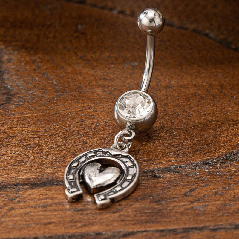 Pilvo juvelyrika – nerūdijantis plienas, geometrinė forma, navel nail, elektroplatavimas, 2025 vasara