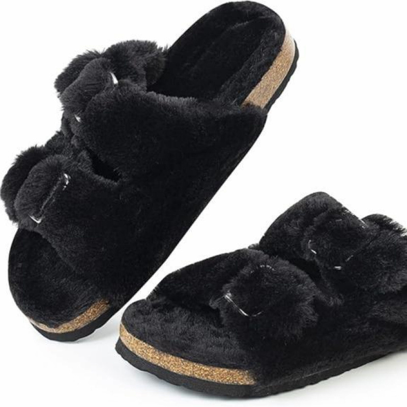 Moters pūkuotos šlepetės rudens–žiemos sezonui — viršus: Shih Tzu; padas: kanapė; pado storis: 0–3 cm; plokščias padas