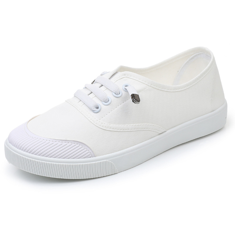 Ženske platnene tenisice, niski gornji dio, prozračne, slip-on, platnena gornja, plastična potplat