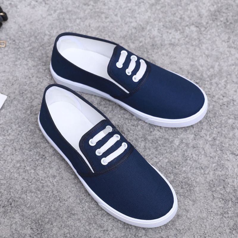 Ženske platnene tenisice, niski gornji dio, prozračne, slip-on, platnena gornja, plastična potplat