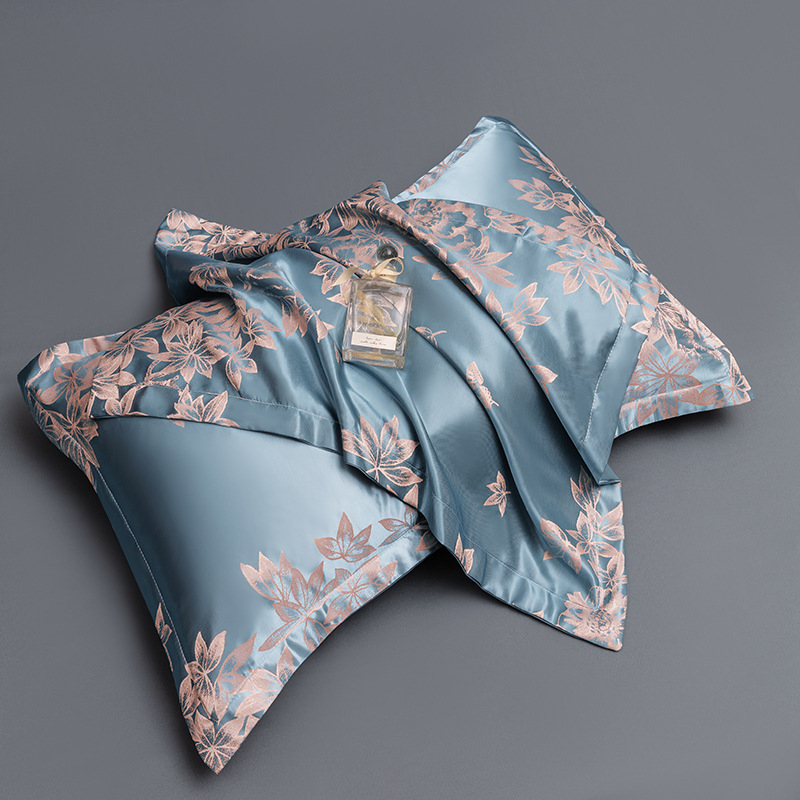 Europska satin jacquard navlaka za jastuk, 48×74 cm, za jednu ili dvostranu jastučnicu