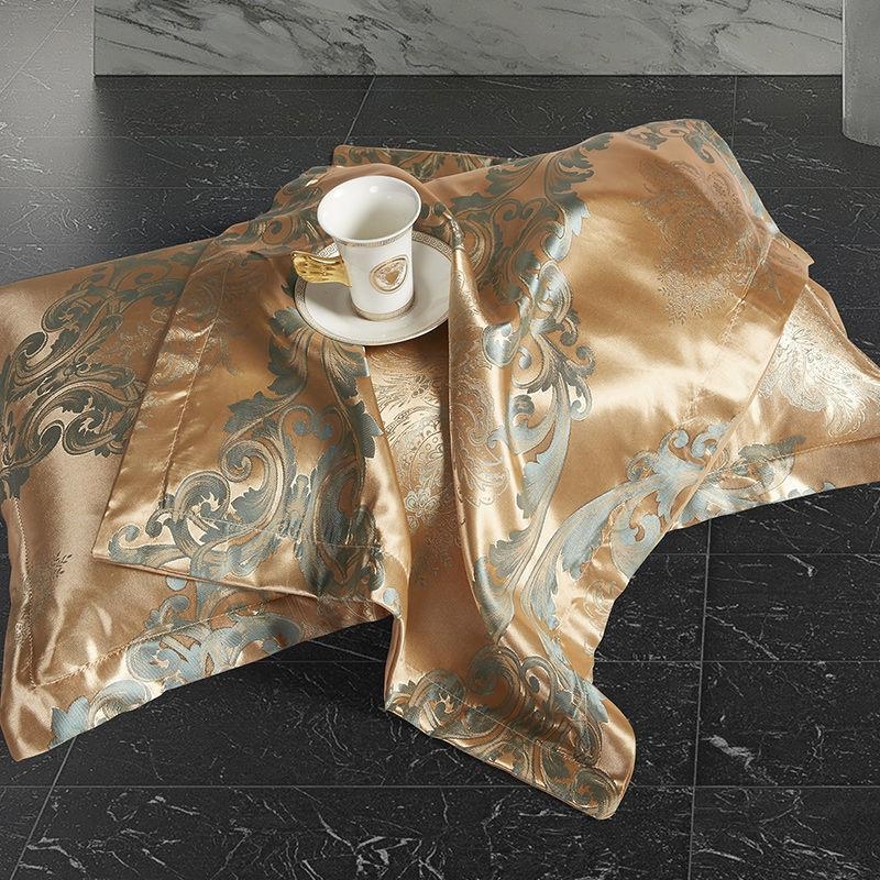Europska satin jacquard navlaka za jastuk, 48×74 cm, za jednu ili dvostranu jastučnicu