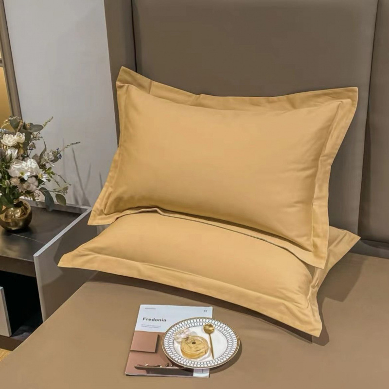Pamučna navlaka za jastuk od brušenog pamuka, oprana, jednofarbna, japanski minimalistički stil