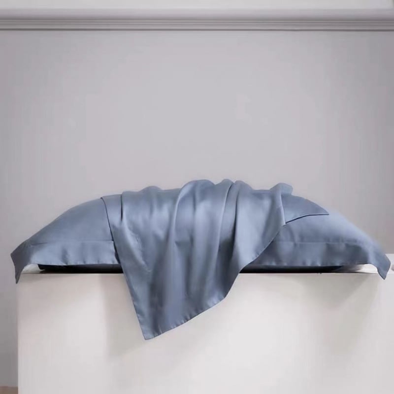 Pamučna navlaka za jastuk od brušenog pamuka, oprana, jednofarbna, japanski minimalistički stil