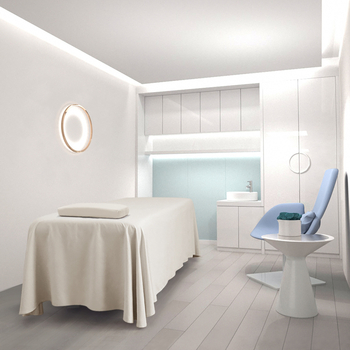 Navlaka za krevet za salon ljepote, jednodjelna minimalistička, zakrivljeni donji rub