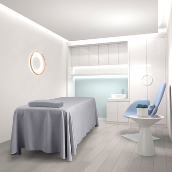 Navlaka za krevet za salon ljepote, jednodjelna minimalistička, zakrivljeni donji rub