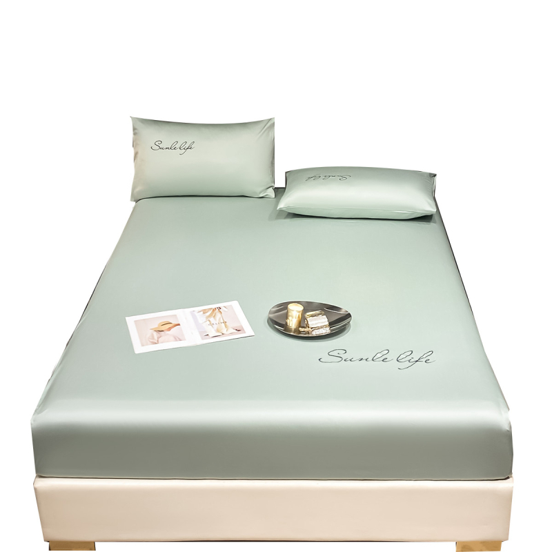 Cuvertură de pat pentru saltea, model simplu, fibră chimică, vopsire reactive, greutate 800–1000 g, procesare personalizabilă, stil modern minimalist