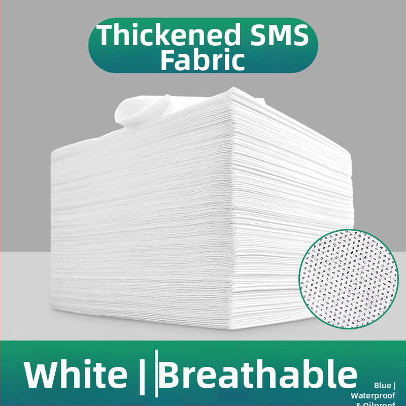 Vienkartinė lovos pakloda grožio salonams, 100 vnt., kvėpuojantis nepluoštinis audinys