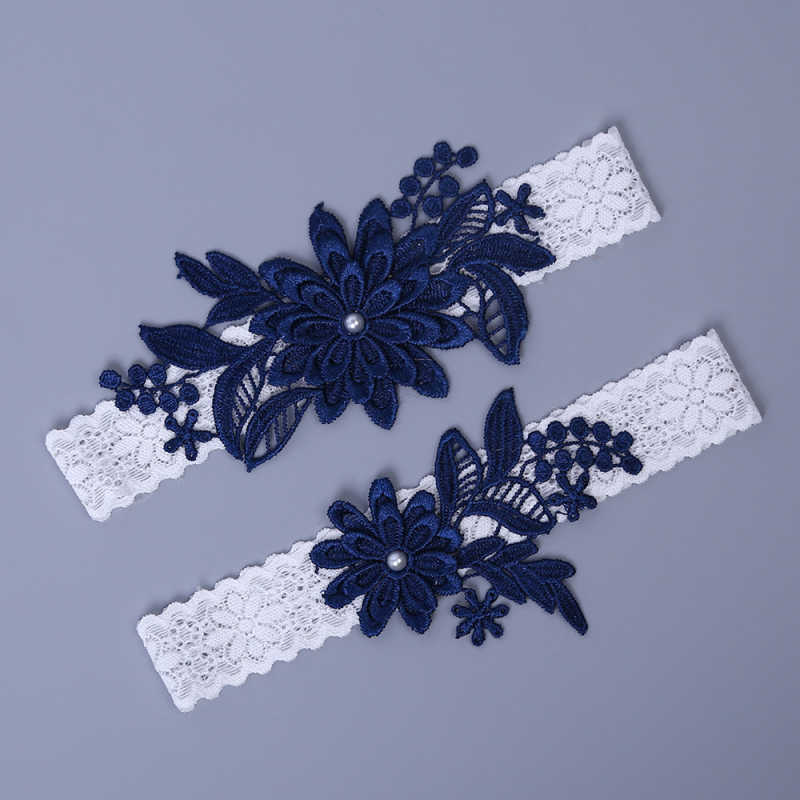 Inel de gleznă din țesătură pentru mirese, stil feminin, accesoriu de nuntă pentru picior