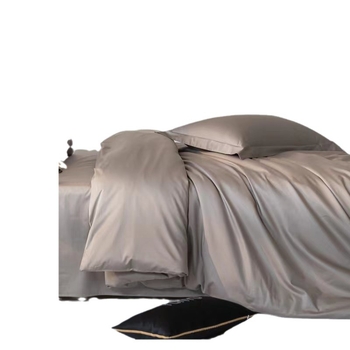 Négy részes ágyneműkészlet hosszú szálú pamutból, 140-count, szatén szövés, reaktív nyomtatás és festés, készlet súlya 2500-3000 g