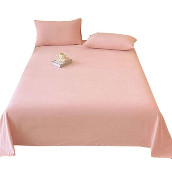 Set plahti od mliječnog velura, jednobojan, dimenzije 200×230×250 cm, s flecom, debeli, topli, bez vlaknastog otpada, 3 komada