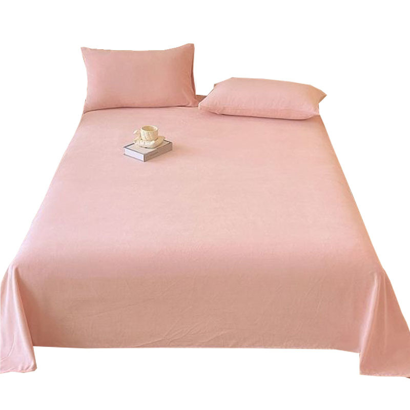 Set plahti od mliječnog velura, jednobojan, dimenzije 200×230×250 cm, s flecom, debeli, topli, bez vlaknastog otpada, 3 komada