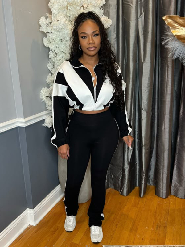 Casual kostim s kardiganom za žene — jednobojni top, poliester 95%+, spandeks <30%, dugi rukavi, jesen 2025, svjež i sladak stil