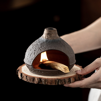 Keramikas smaržu degļs – glazētā virsma, salvijas un lavandas aromāts, zīmols Porcelain House