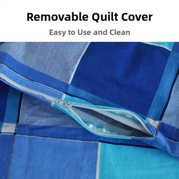 Három darabos kollégiumi ágyneműkészlet 100% pamutból csíkos mintával; reaktív színezésű anyag; Twill, bolyhosított és quiltelt szövés; tartalmaz ágyneműhuzatot, dunyhahuzat és párnahuzatokat