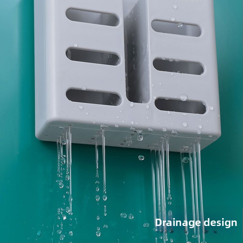 Nástenný držiak na paličky a lyžičky, PP materiál, viacúčelová skladovacia polica pre kuchyňu, pôvod Čaozhou