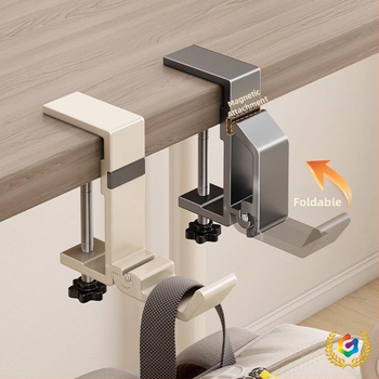 Άγκιστρο για κρέμασμα τσαντών, από αλουμίνιο Space, μονοκόρυφο αγκίστρι, μοντέρνος μινιμαλιστικός σχεδιασμός, φορτίο 0–1 kg