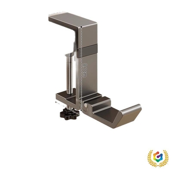 Άγκιστρο για κρέμασμα τσαντών, από αλουμίνιο Space, μονοκόρυφο αγκίστρι, μοντέρνος μινιμαλιστικός σχεδιασμός, φορτίο 0–1 kg