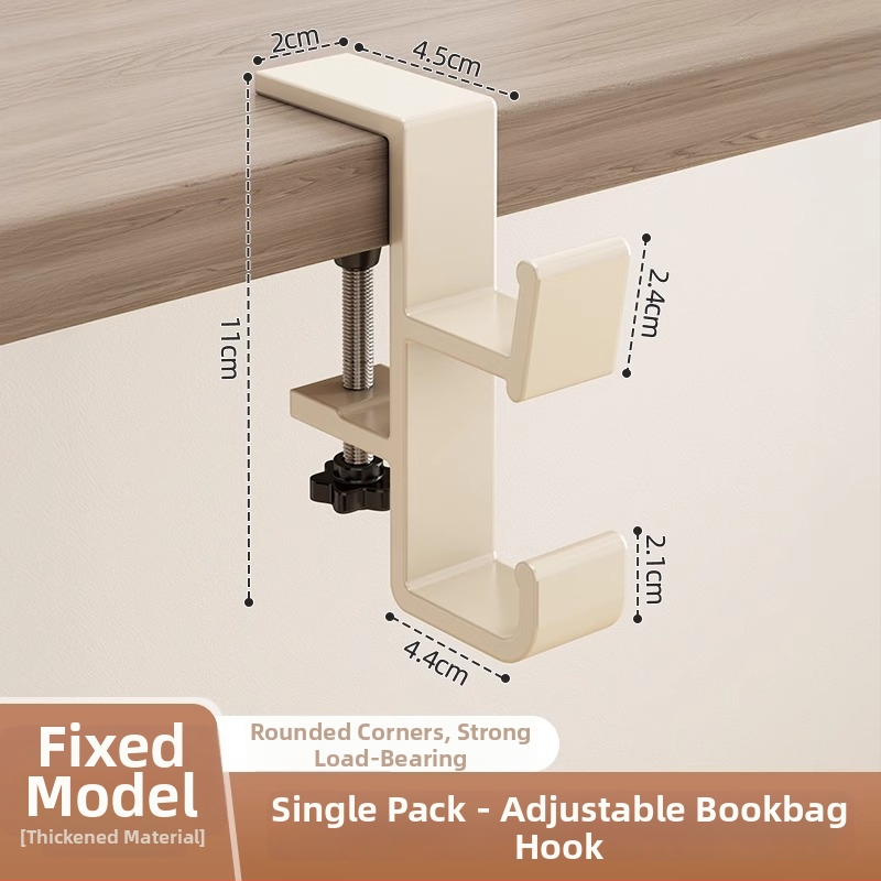 Άγκιστρο για κρέμασμα τσαντών, από αλουμίνιο Space, μονοκόρυφο αγκίστρι, μοντέρνος μινιμαλιστικός σχεδιασμός, φορτίο 0–1 kg