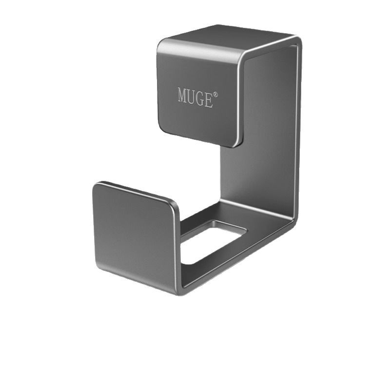 Άγκιστρο νιπτήρα από ανοξείδωτο ατσάλι, χωρίς τρύπημα εγκατάσταση — μοντέρνος μινιμαλιστικός σχεδιασμός, ένας γάντζος, φορτίο 1–3 kg