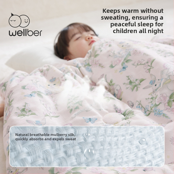 Wellber детски спален чувал с Anti-Kick quilt, модерен стил, пълнител 20849928732