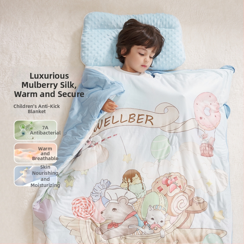 Wellber детски спален чувал с Anti-Kick quilt, модерен стил, пълнител 20849928732
