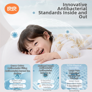 Dječji vreć za spavanje s razdvojenim nogama, anti-kick quilt, 100% pamuk, punilo: drugi materijal