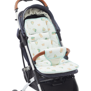 Ratiem sedes spilventiņš – visu sezonu, divpusējs, priekšējā aizsardzība; Materiāli: tīra kokvilna + zīda diegi + ice silk; vecums 0–1 g; pielāgojama