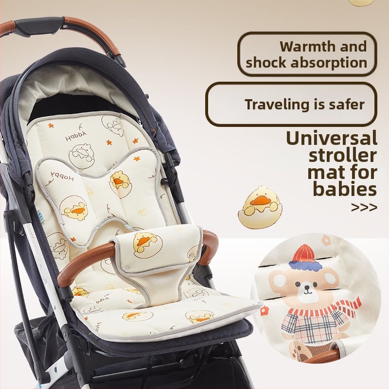 Ratiem sedes spilventiņš – visu sezonu, divpusējs, priekšējā aizsardzība; Materiāli: tīra kokvilna + zīda diegi + ice silk; vecums 0–1 g; pielāgojama