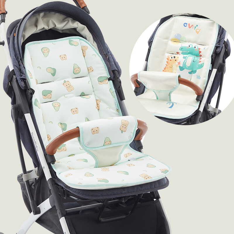 Ratiem sedes spilventiņš – visu sezonu, divpusējs, priekšējā aizsardzība; Materiāli: tīra kokvilna + zīda diegi + ice silk; vecums 0–1 g; pielāgojama