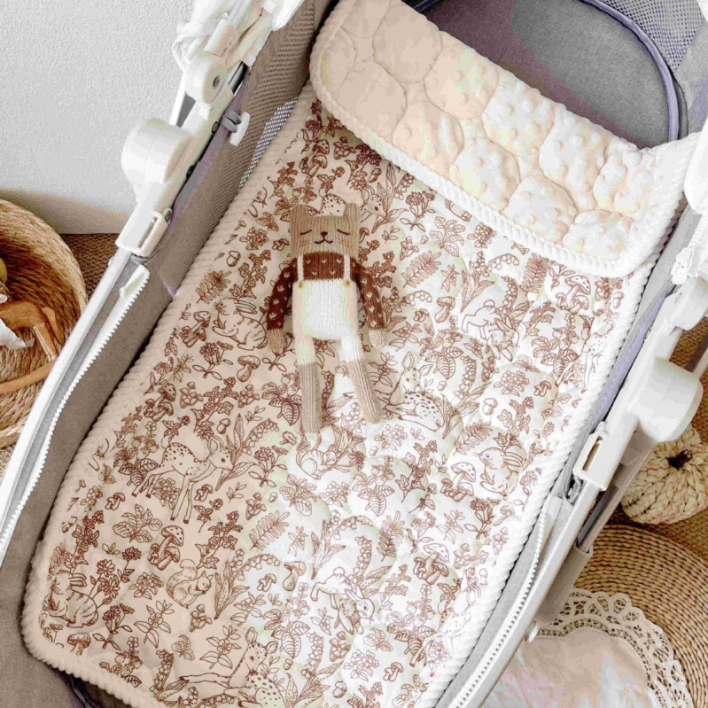 Vankri istmepadi – puuvillane alus beebidele 0–1-aastastele, beebi positsioneerimise padi