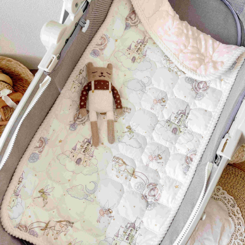 Vankri istmepadi – puuvillane alus beebidele 0–1-aastastele, beebi positsioneerimise padi