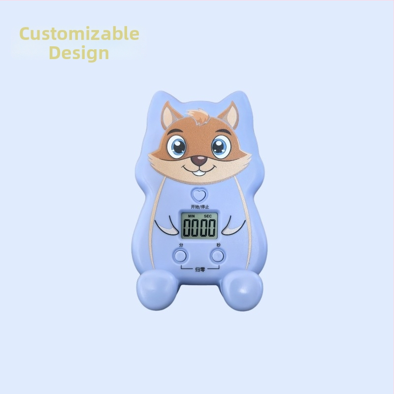 Karikatūrinis stalinis laikmatis – galingas signalas, daugybinis virtuvės laikmatis, atskaitos funkcija ir telefono laikiklis