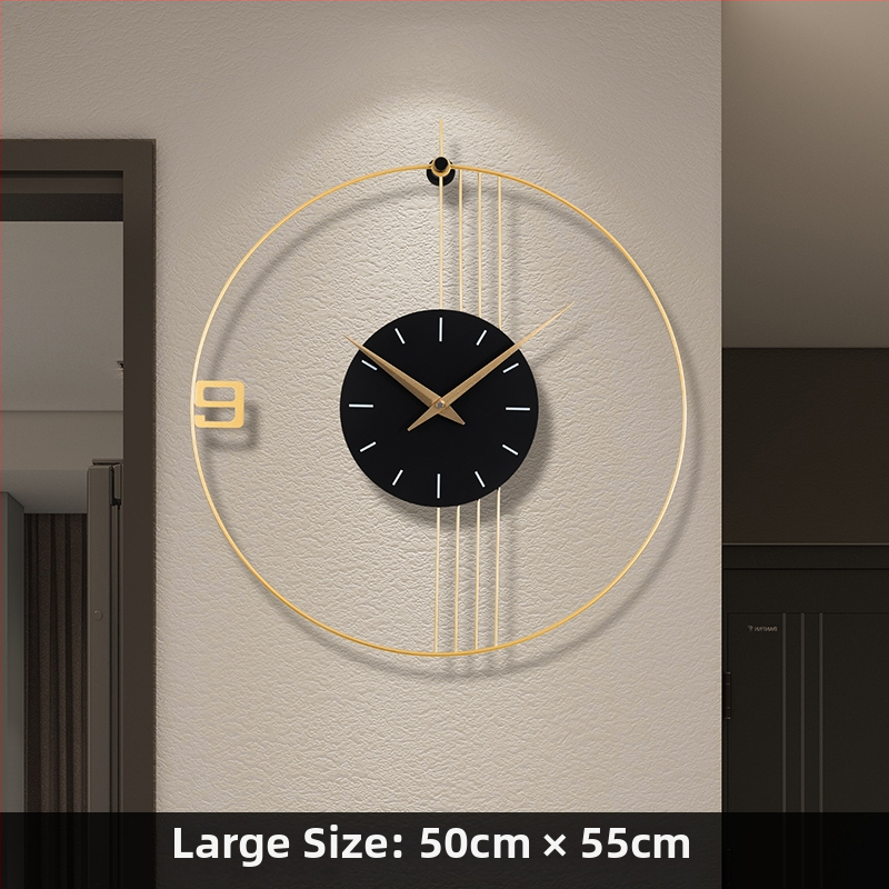 Sienas pulkstenis dzīvojamajai telpai, analogo displejs ar rādītājiem, ar bateriju, Sun movement mehānisms, metāla korpuss, metālisks ciparnīca