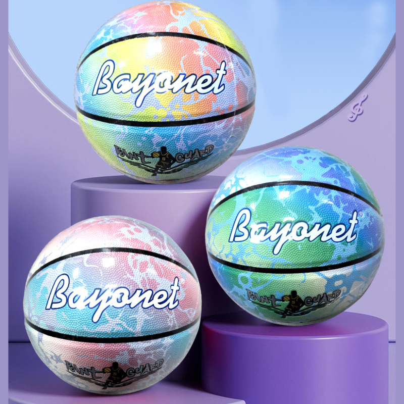 Bayonet kosárlabda labda, kopásálló, nedvességelnyelő műbőr, No.7/No.5, alkalmas lábfejes röplabdára, logónyomtatás elérhető